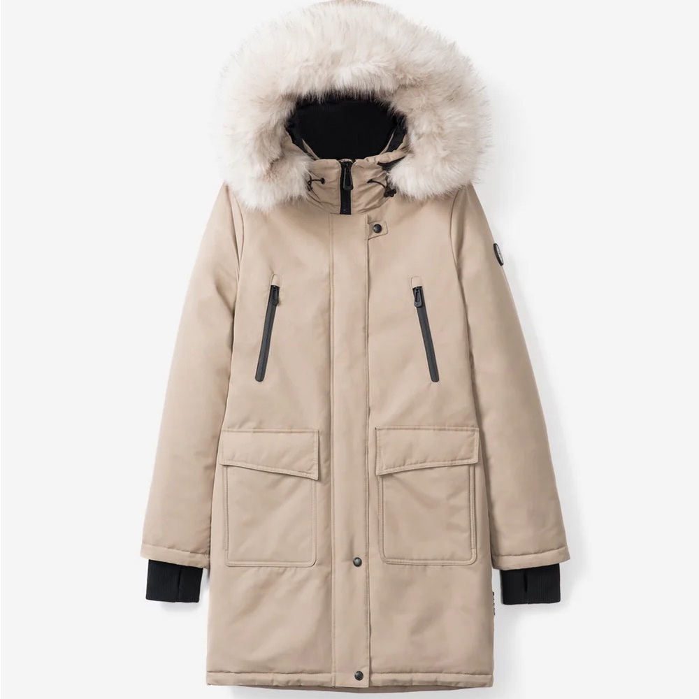 NWT Noize Trinity Winter Parka Jacket - Sand